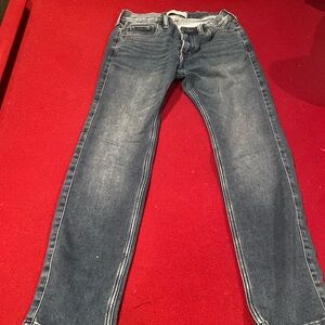 A&F soft skinny jeans 13/14 adjustable waist